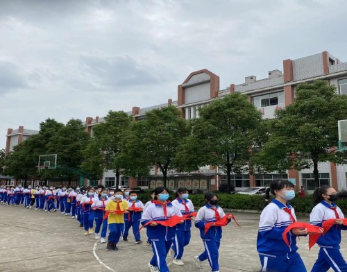 桃源县文星小学举行一年级入队仪式