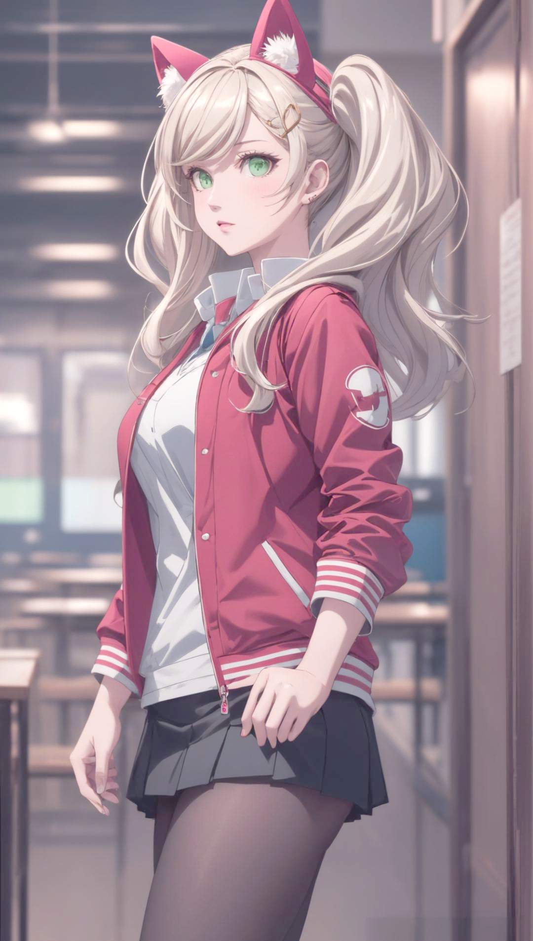高卷杏《女神异闻录5》中的混血双马尾美女,拥有高成长的人格面具