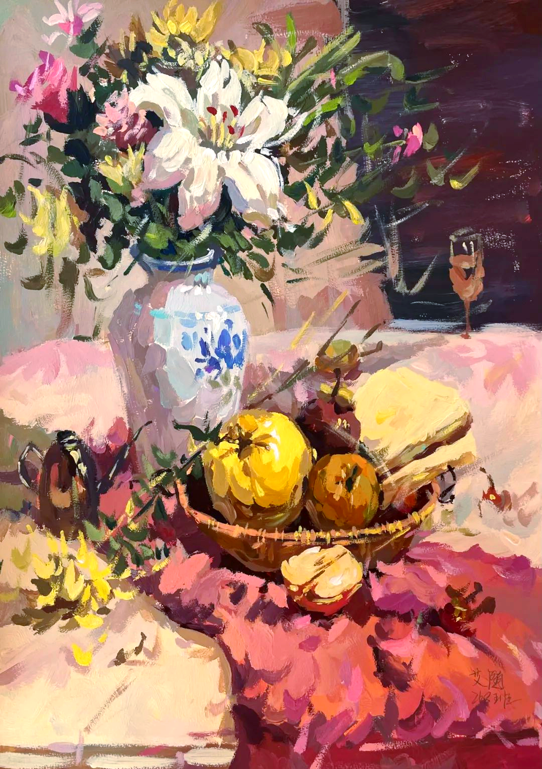 学生水粉静物组画精选