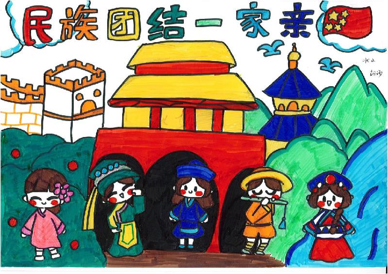 「广元」苍溪:我手画我心民族团结主题儿童绘画作品征集活动反响