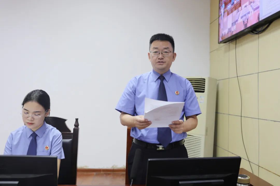检察长张继民承办并出庭支持公诉,曹县法院党组书记,院长蒋玉锁担任