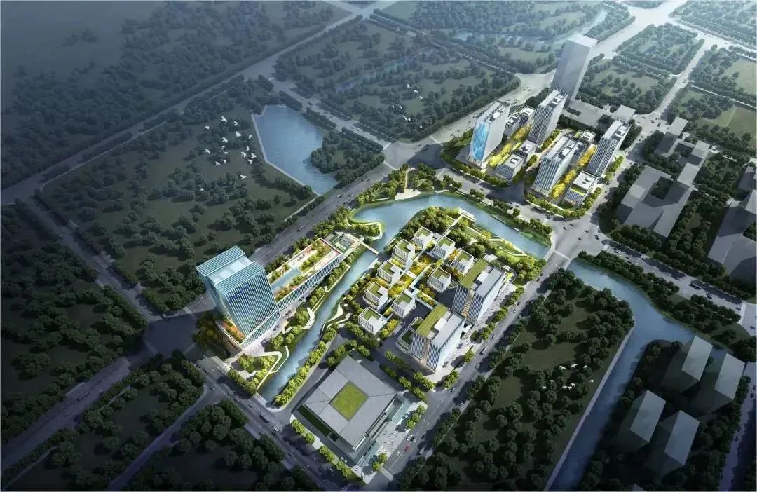 嘉定新城远香湖中央活动区再添总部项目