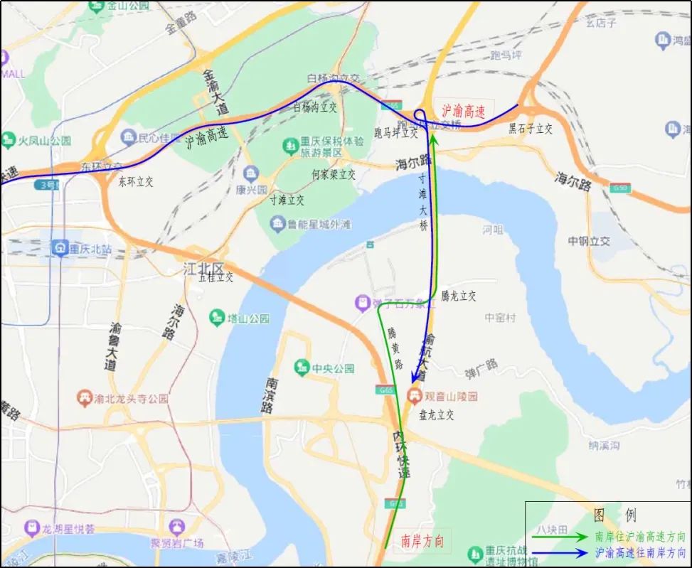 内环快速盘龙立交至东环立交段7月23日起"大修",部分路段交通管制