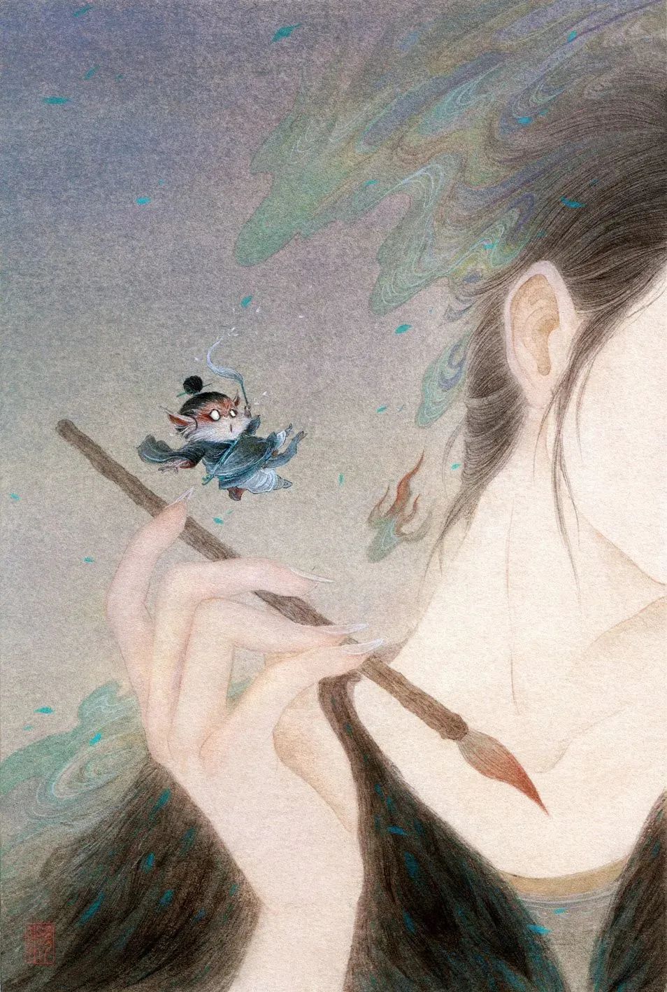 "百鬼画师"杉泽手绘图鉴,《山海经》妖物异兽大赏