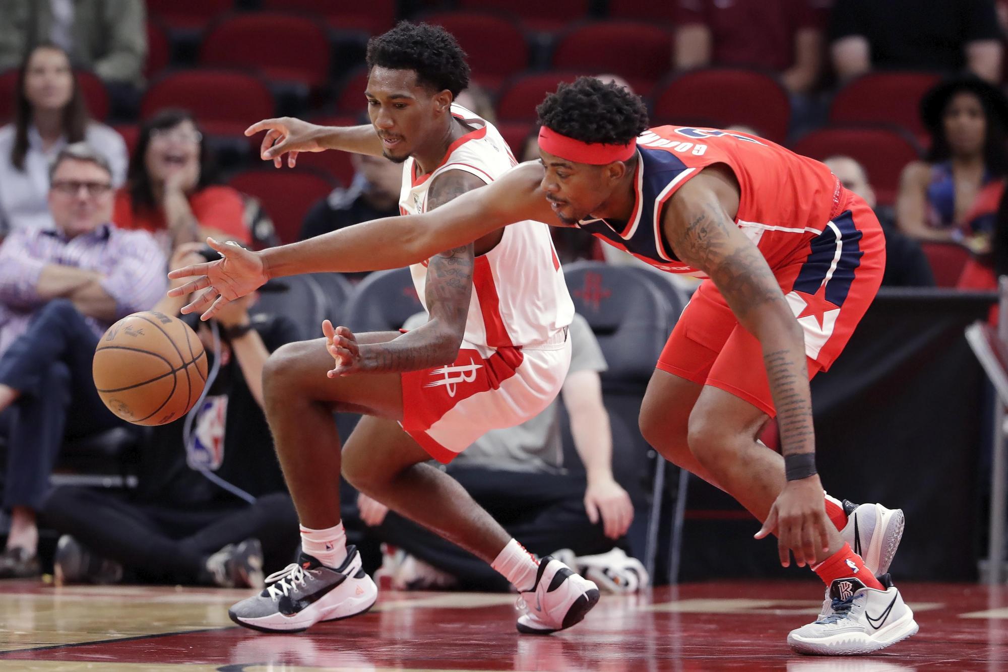 nba季前赛:华盛顿奇才119-125休斯顿火箭