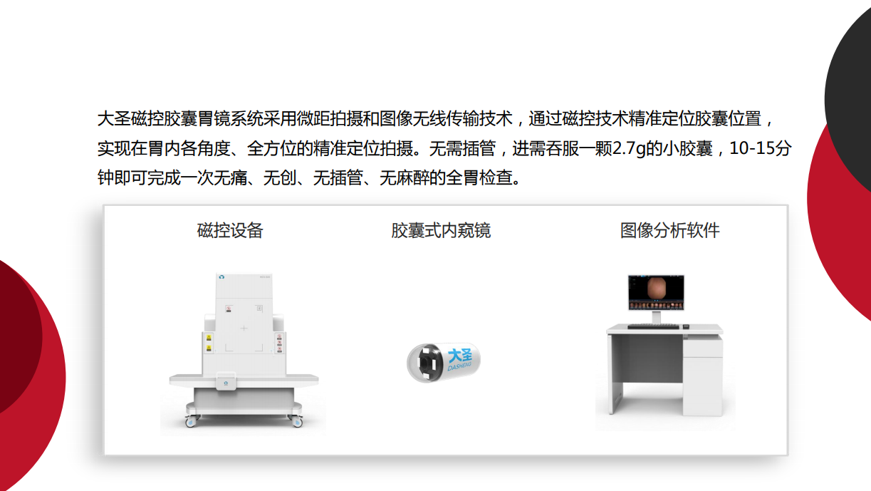 大圣磁控胃镜胶囊,胃部疾病的福音