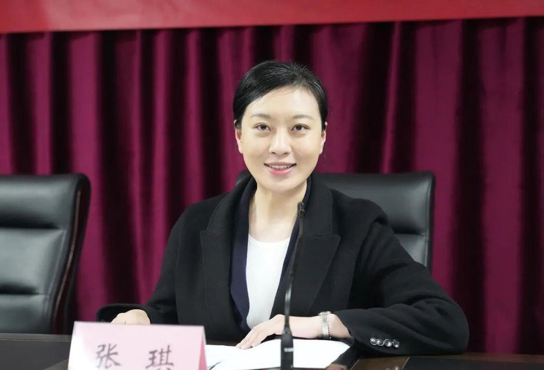 河北最美女县长张琪在主持会议,28岁清华博士毕业,35岁官至正处,不仅