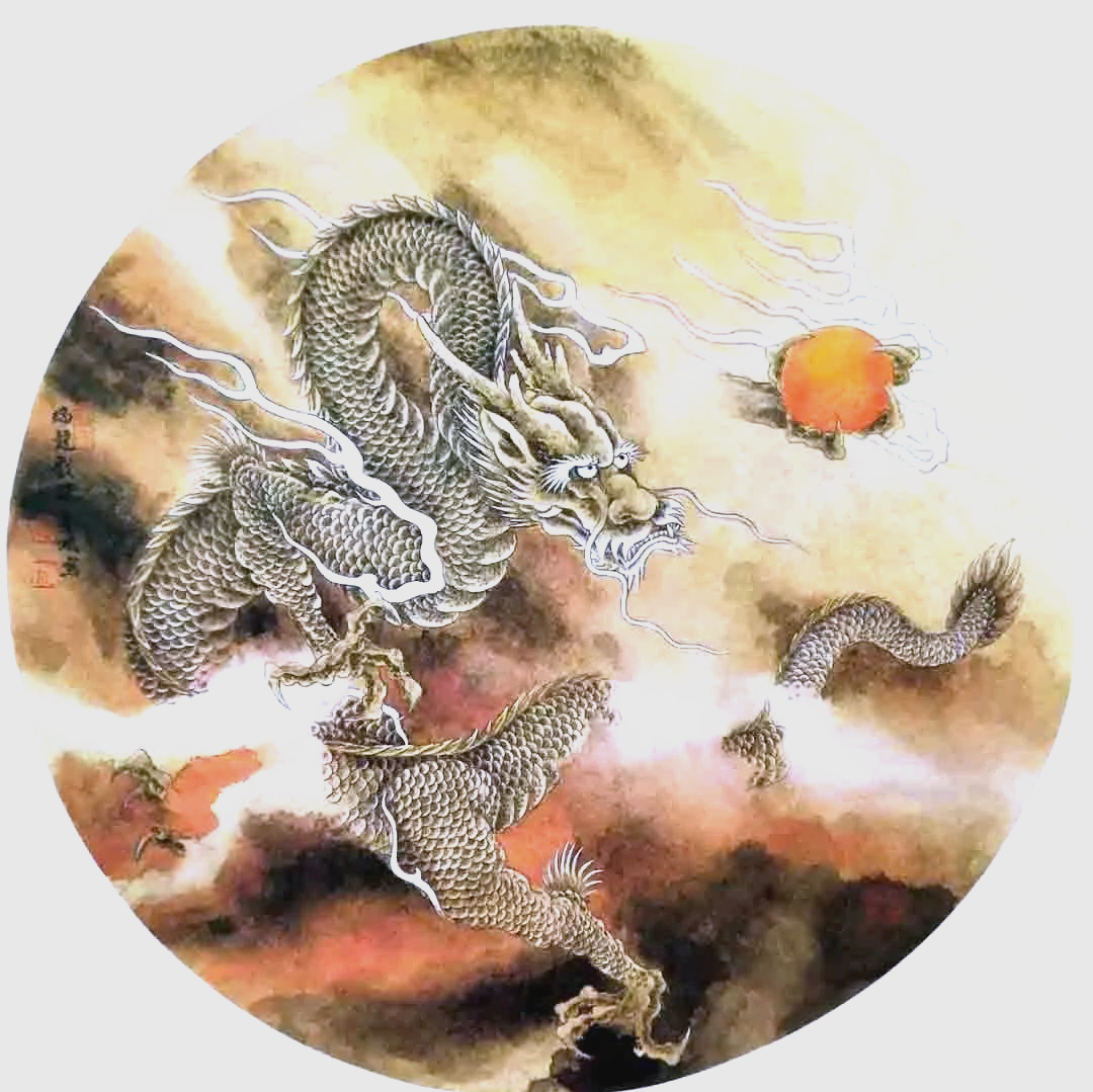 历代名家画龙作品的气势磅礴之美