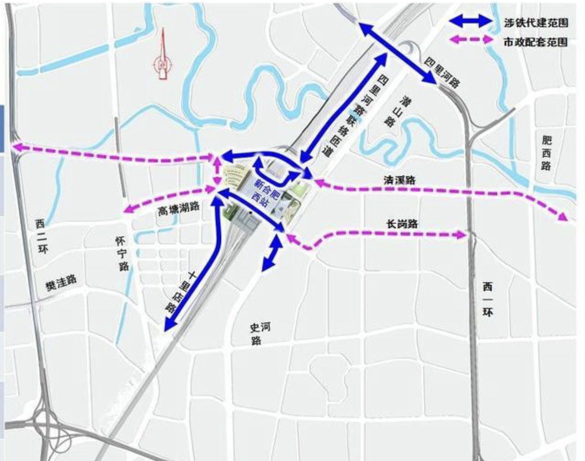 合肥高架桥路线图图片