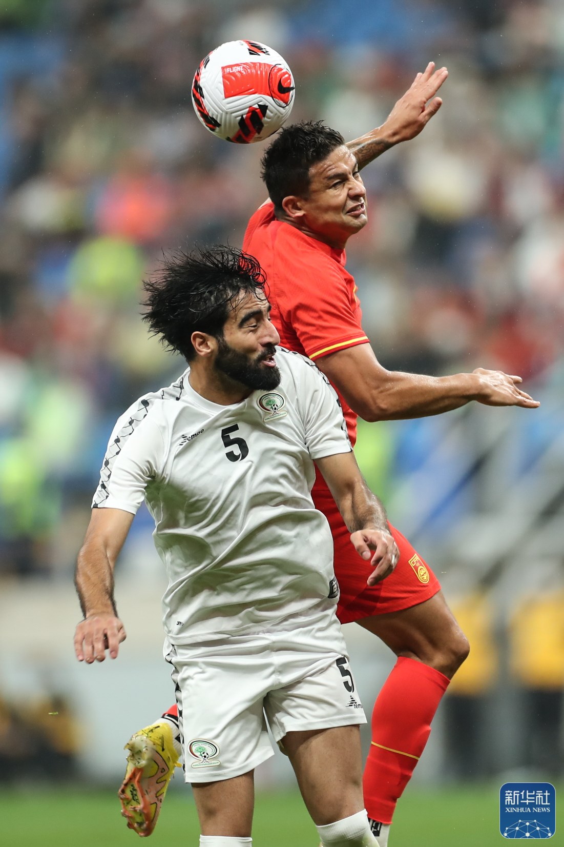 国际足球邀请赛:中国队胜巴勒斯坦队