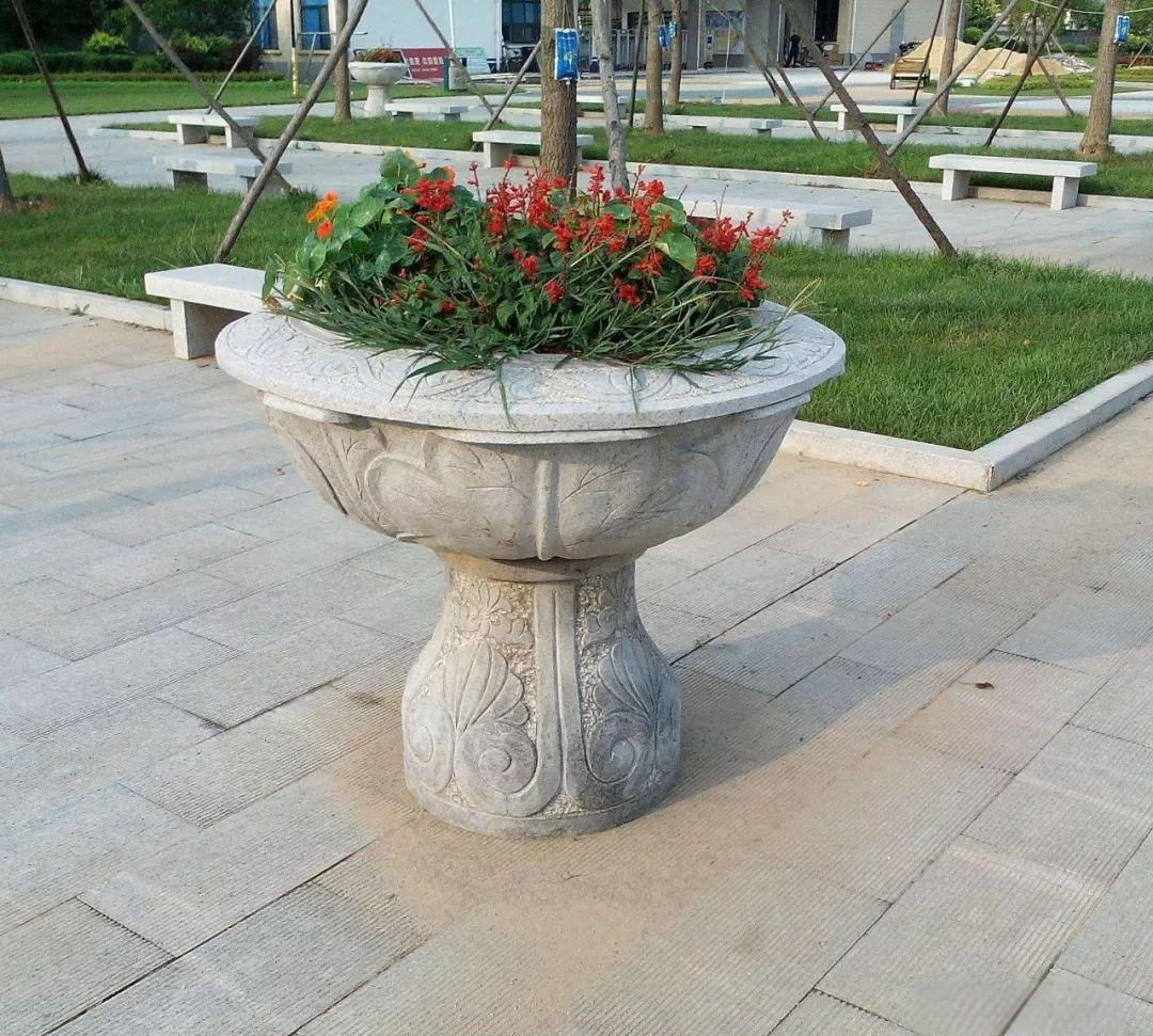 石材花盆与花钵精选设计图集,附实物欣赏,数量众多!