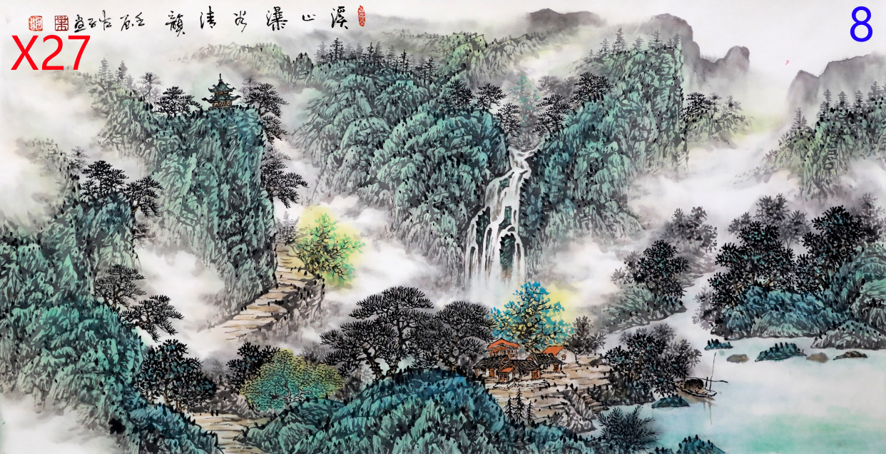 叶阿林的山水画能够触动人们的情感吗?