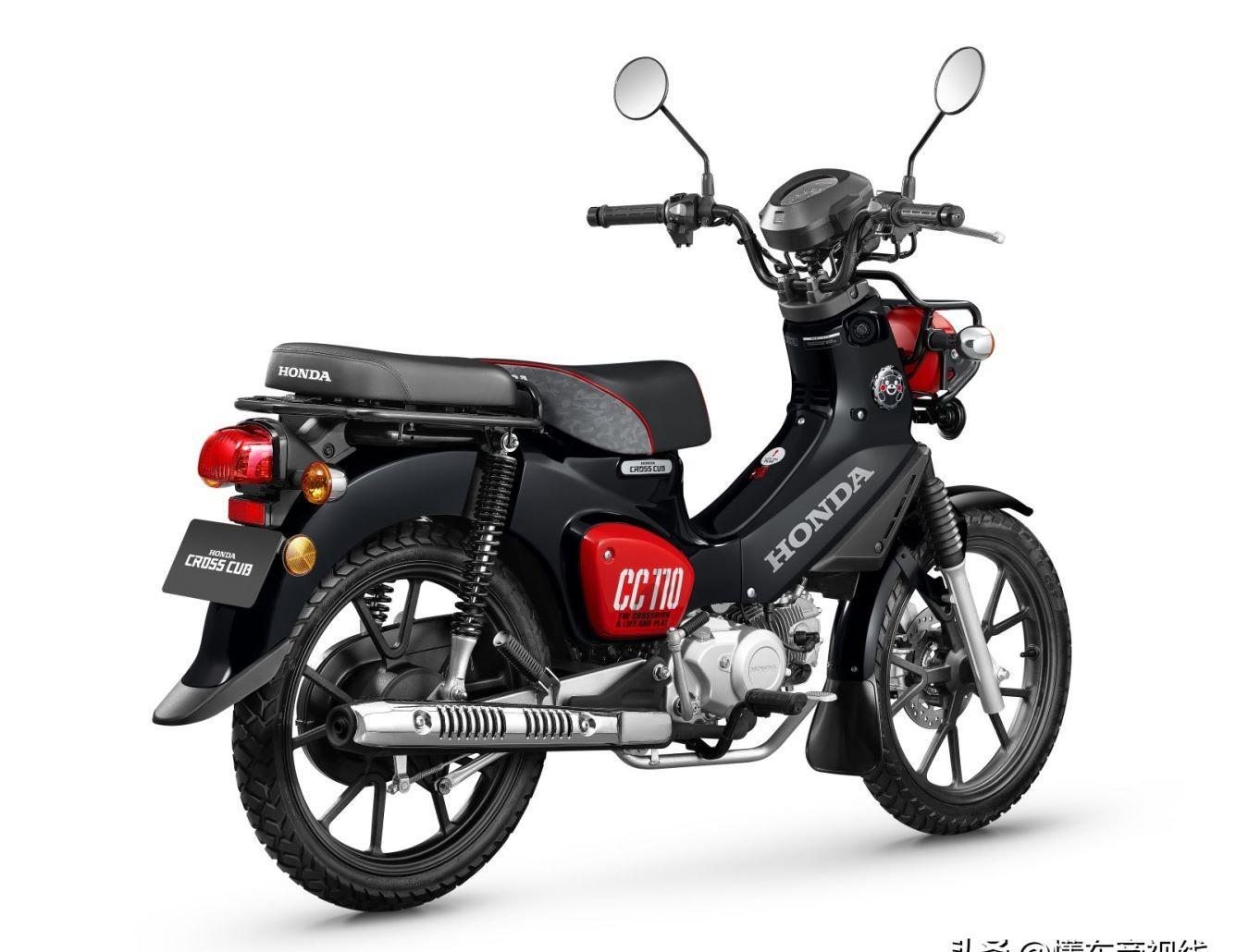 新车|售价14000元,配单通道abs,本田crosscub110熊本熊款上市