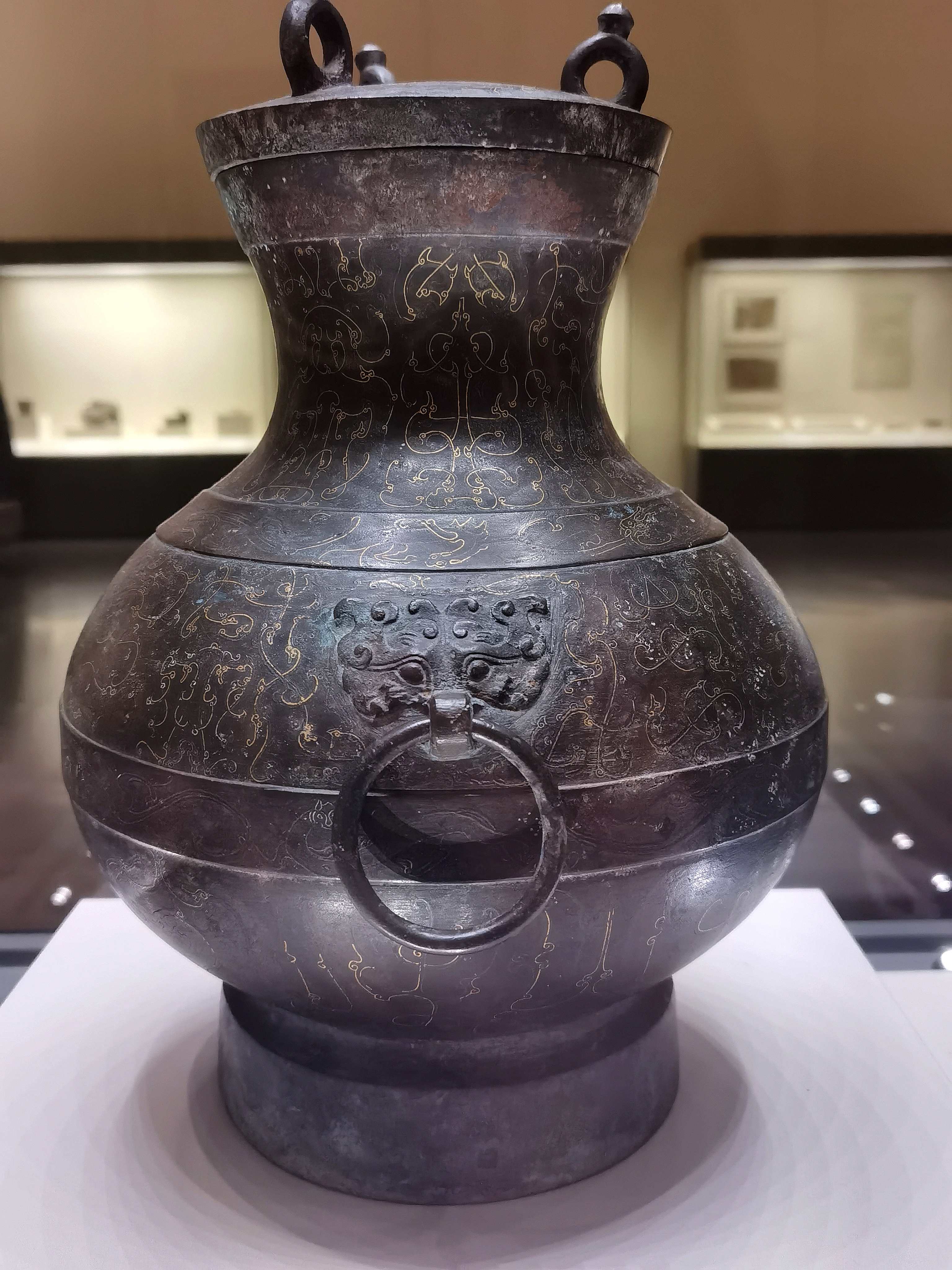 看见文物|千年前的食器之美——错金银鸟篆文青铜壶