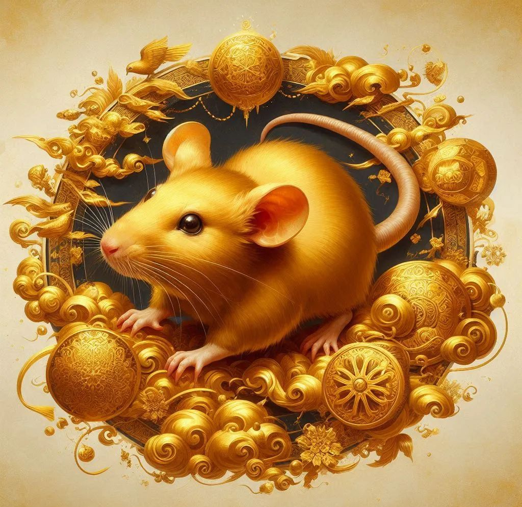 生肖鼠的多个吉祥昵称,寓意财富与好运,精美头像集锦