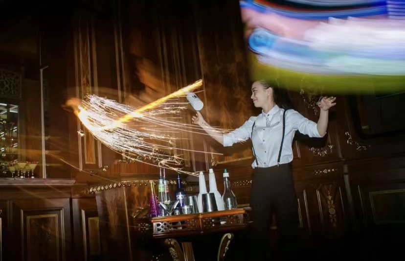 大连花式调酒表演