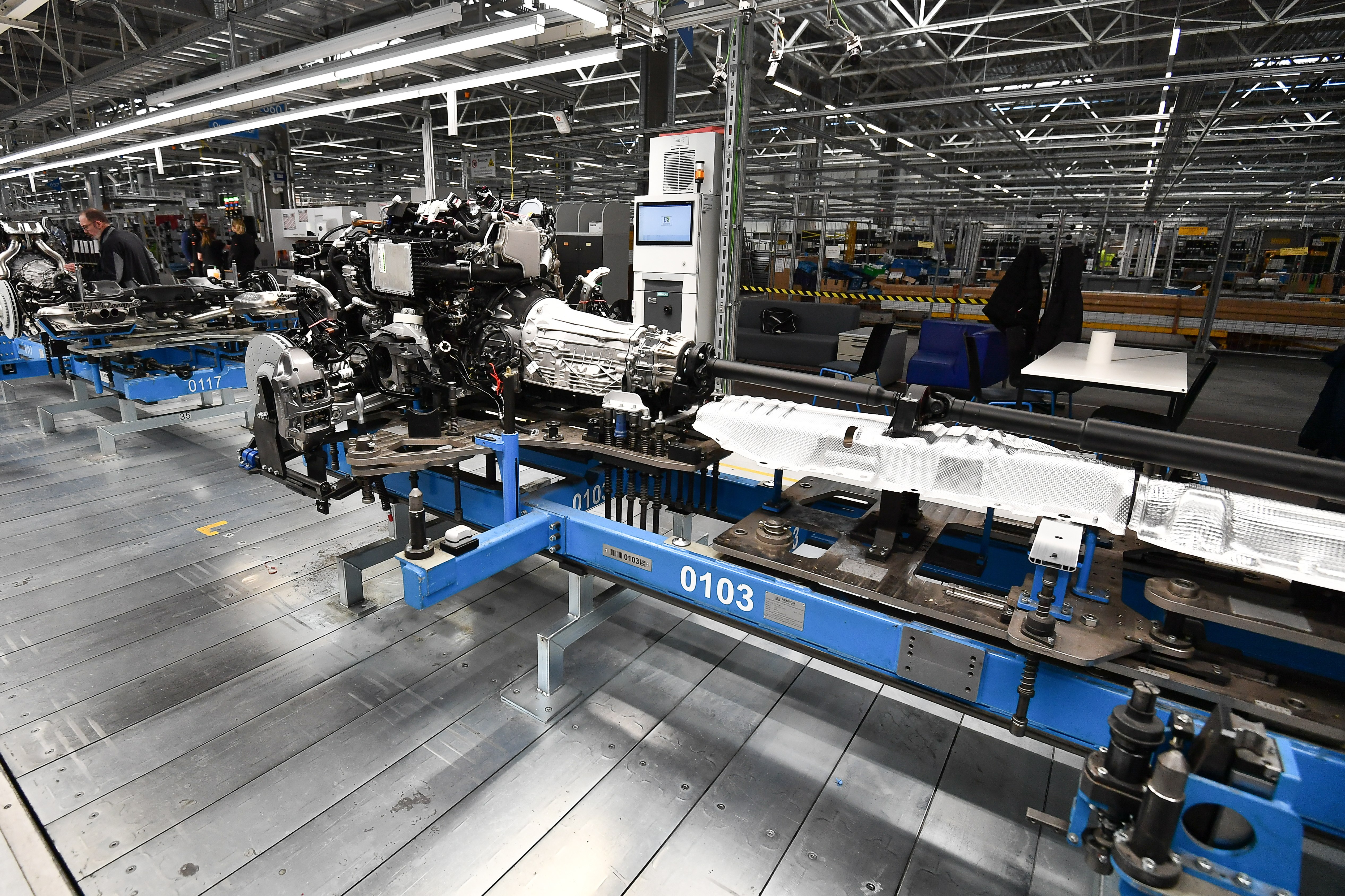 德国辛德尔芬根的梅赛德斯-奔驰汽车工厂