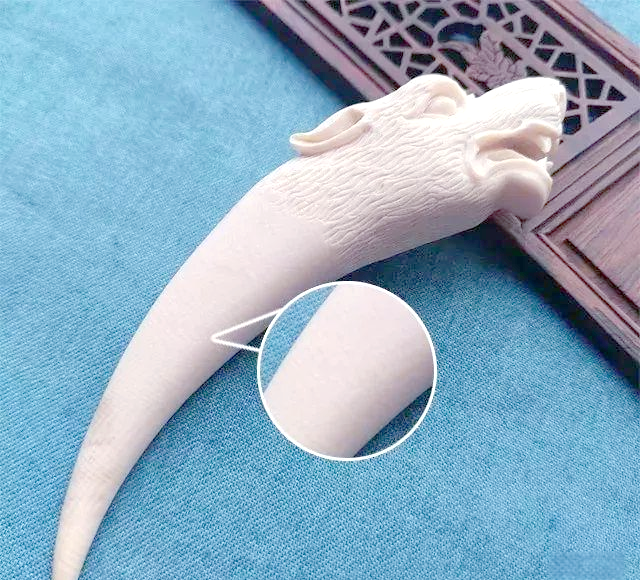 猛犸象牙纹特征全解析:夹角,生长方向与满纹探秘