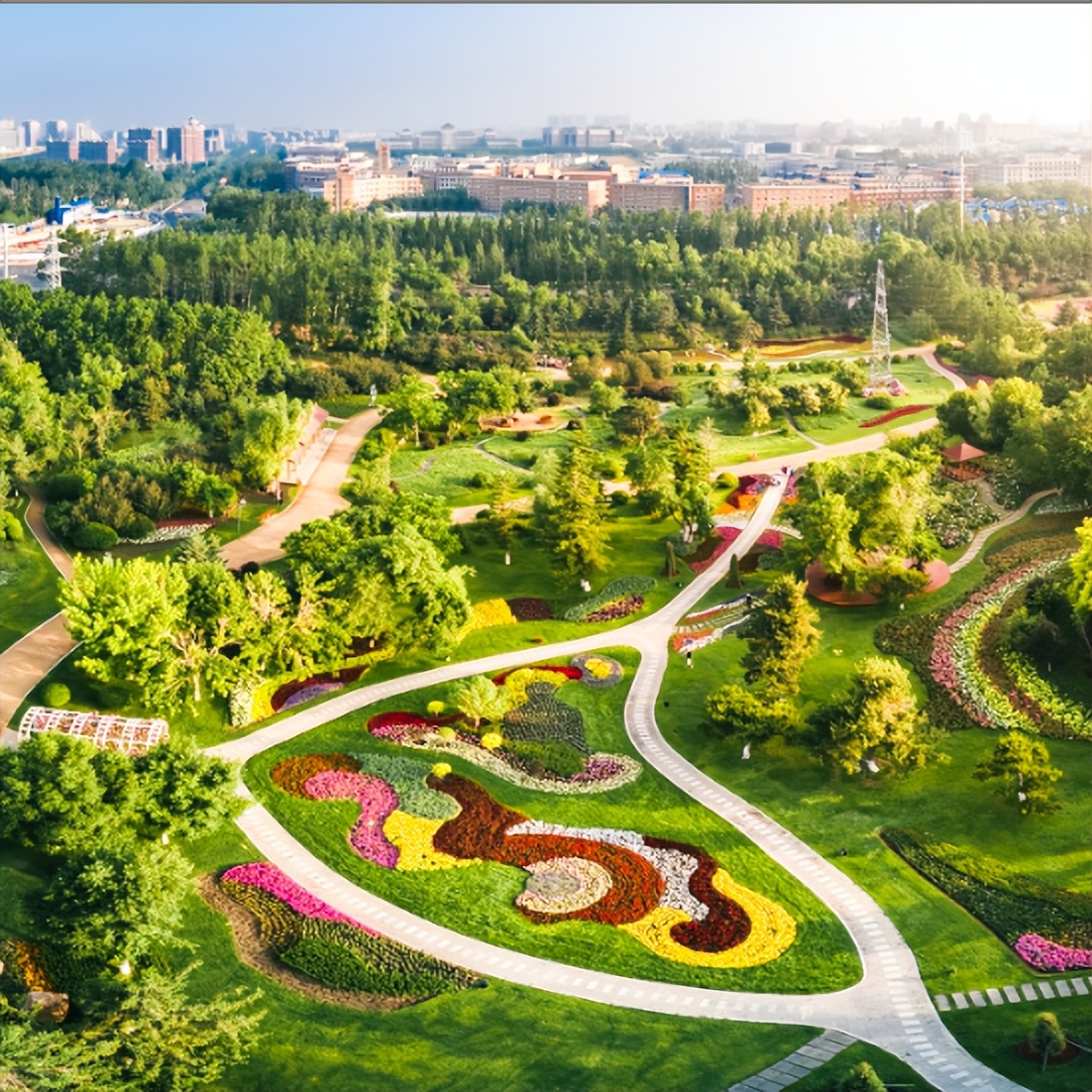 长春市百花园春季花展5月1日举行