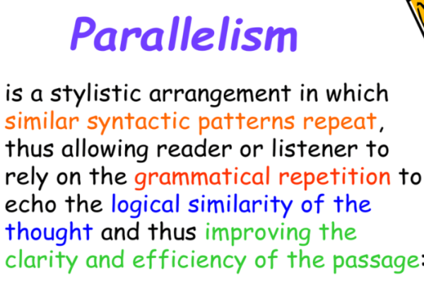 parallelism是什麼修辭手法