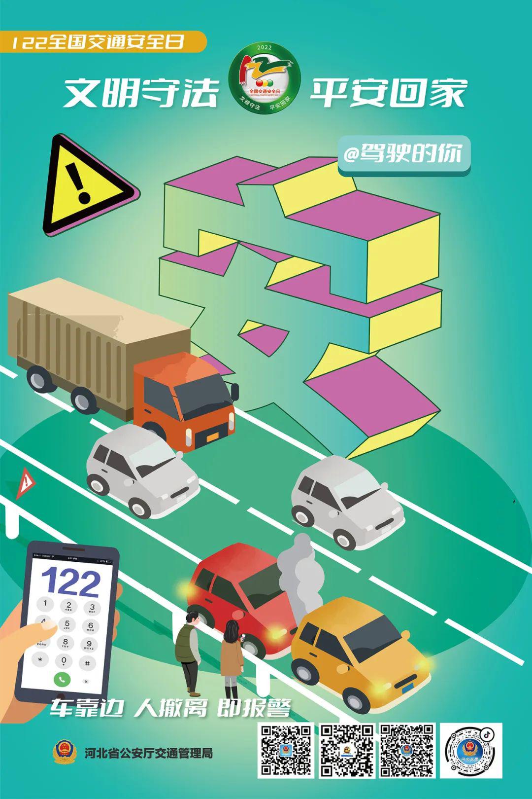 谨防二次事故,平安回家|122