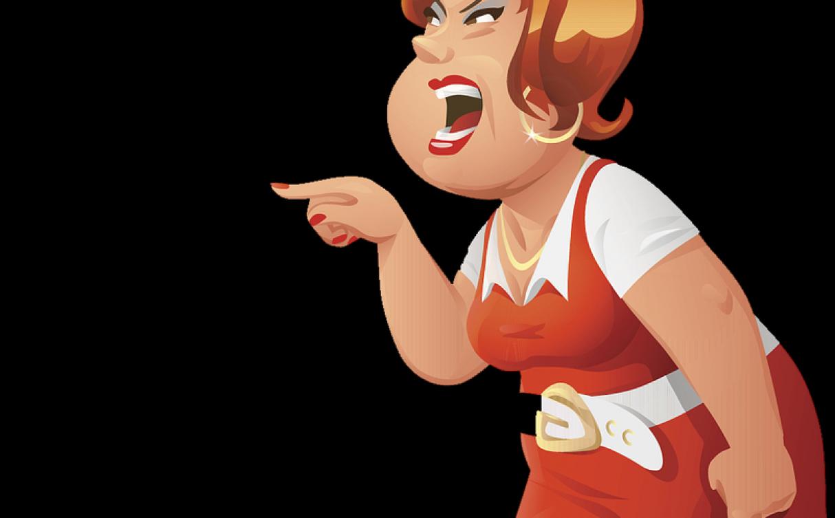 生气时的神态和动作描写