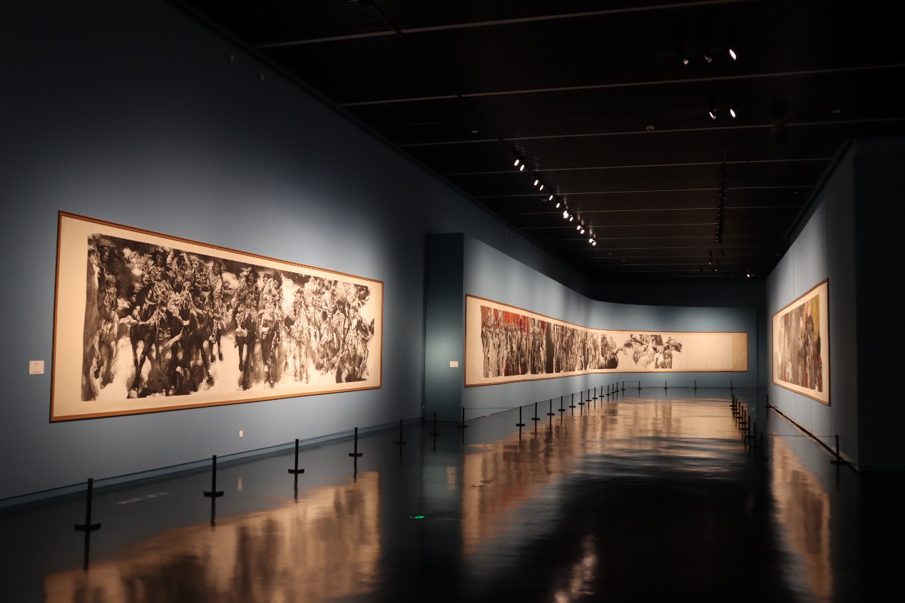 河南郑州美术馆"黄河文化美术专题邀请展"共话大河文脉