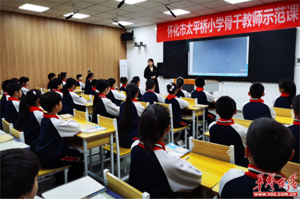 怀化市太平桥小学开展"骨干教师示范课"活动