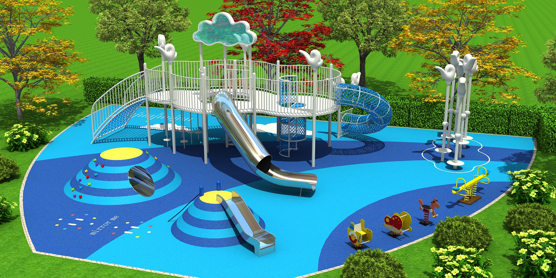 祺兴游乐供应户外非标游乐设备 公园景区无动力非标儿童游乐设备