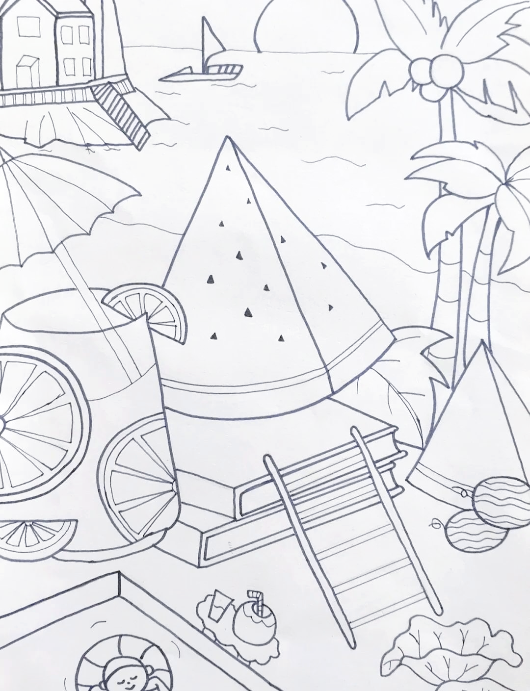 暑假主题手抄报:创意无限,乐趣无穷,手绘实用知识