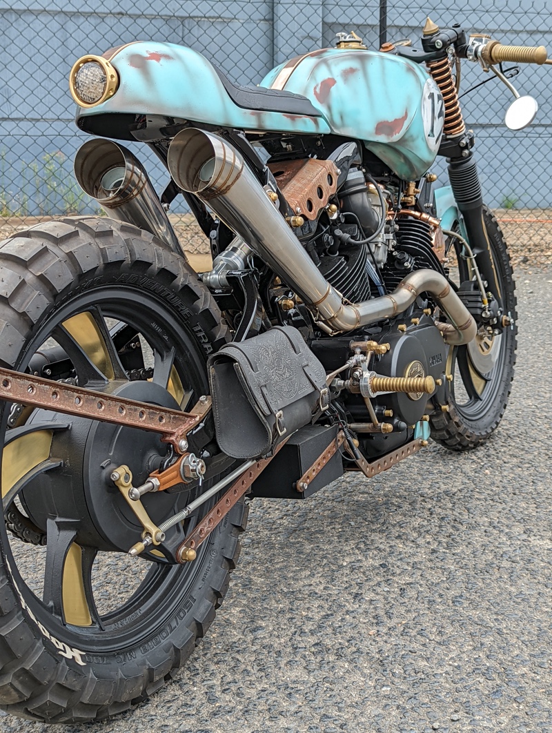 雅马哈xv1000 末日蒸汽朋克咖啡赛车欣赏