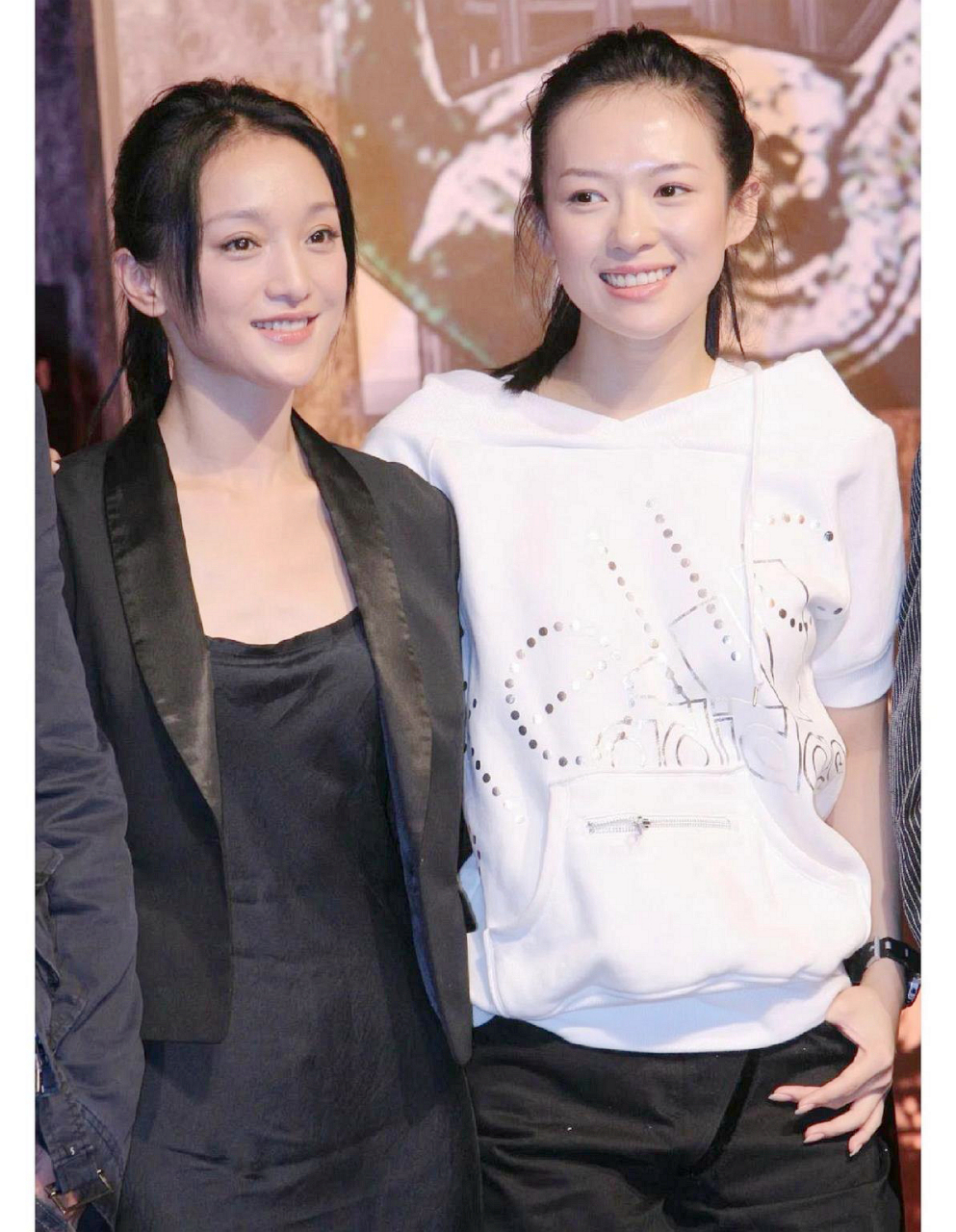 这张章子怡和周迅的合影,真的很平衡!