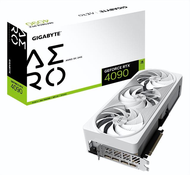 技嘉推出geforce rtx 4090 aero oc 24g显卡,给电脑注入银白设计的