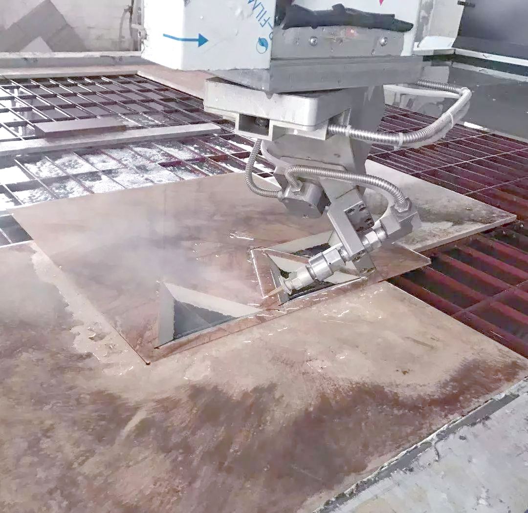 岩板水刀切割工艺的多个应用与特点