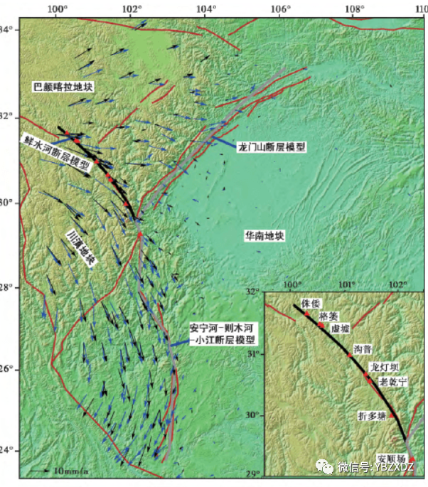 四川省主要断裂带分布和未来风险「新增华蓥山断裂带」