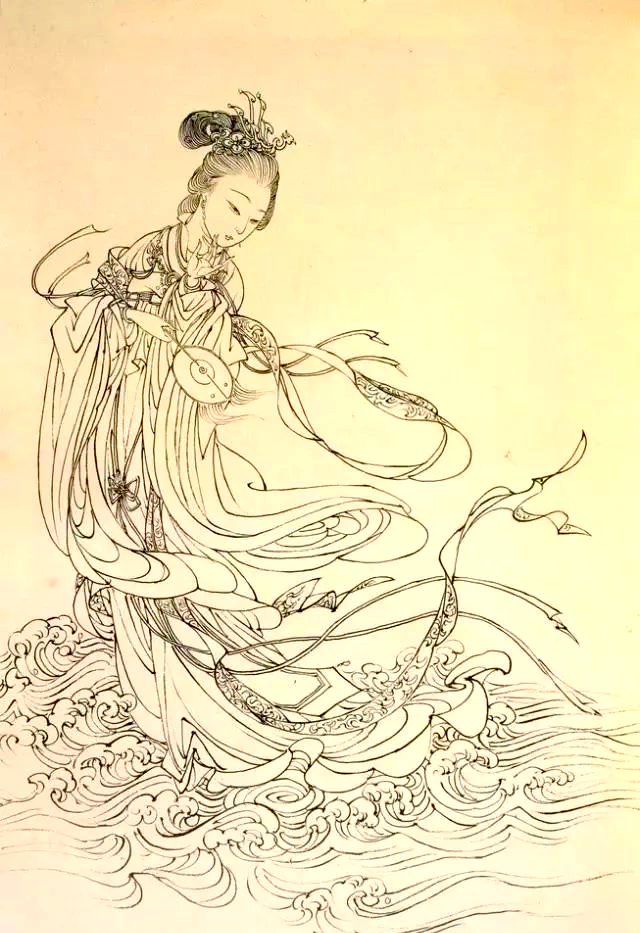 中国画白描与写意画的风韵探秘