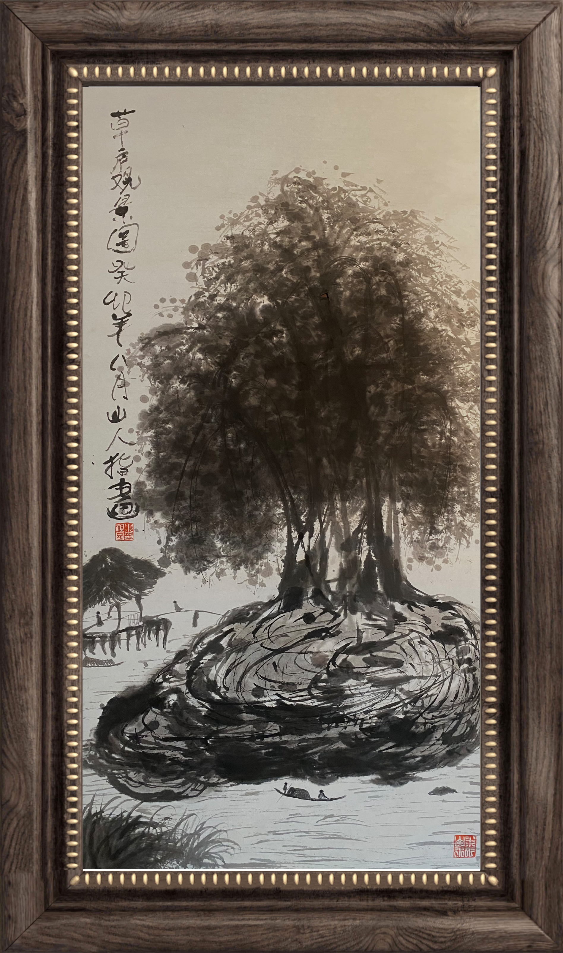 国画家指墨画艺术家朱祖国作品国画家指墨画艺术家朱祖国作品国画家