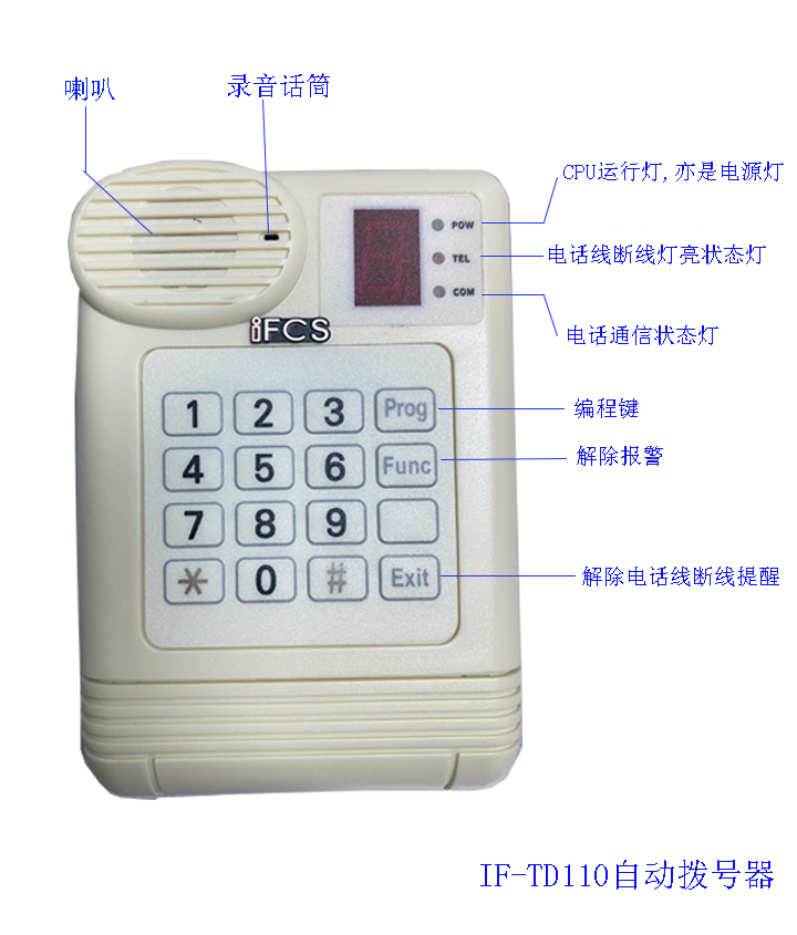 爱弗(ifcs)if-td110电话自动拨号器