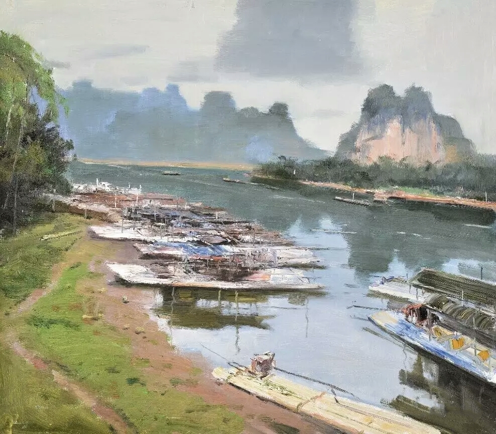 白羽平油画风景图集④