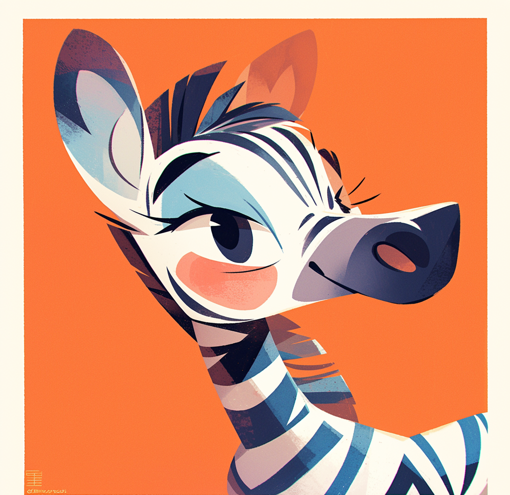 头像|独特条纹的斑马wechat头像