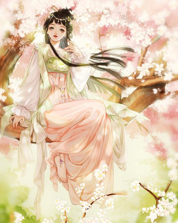 揭秘十二星座专属古风手绘美女图
