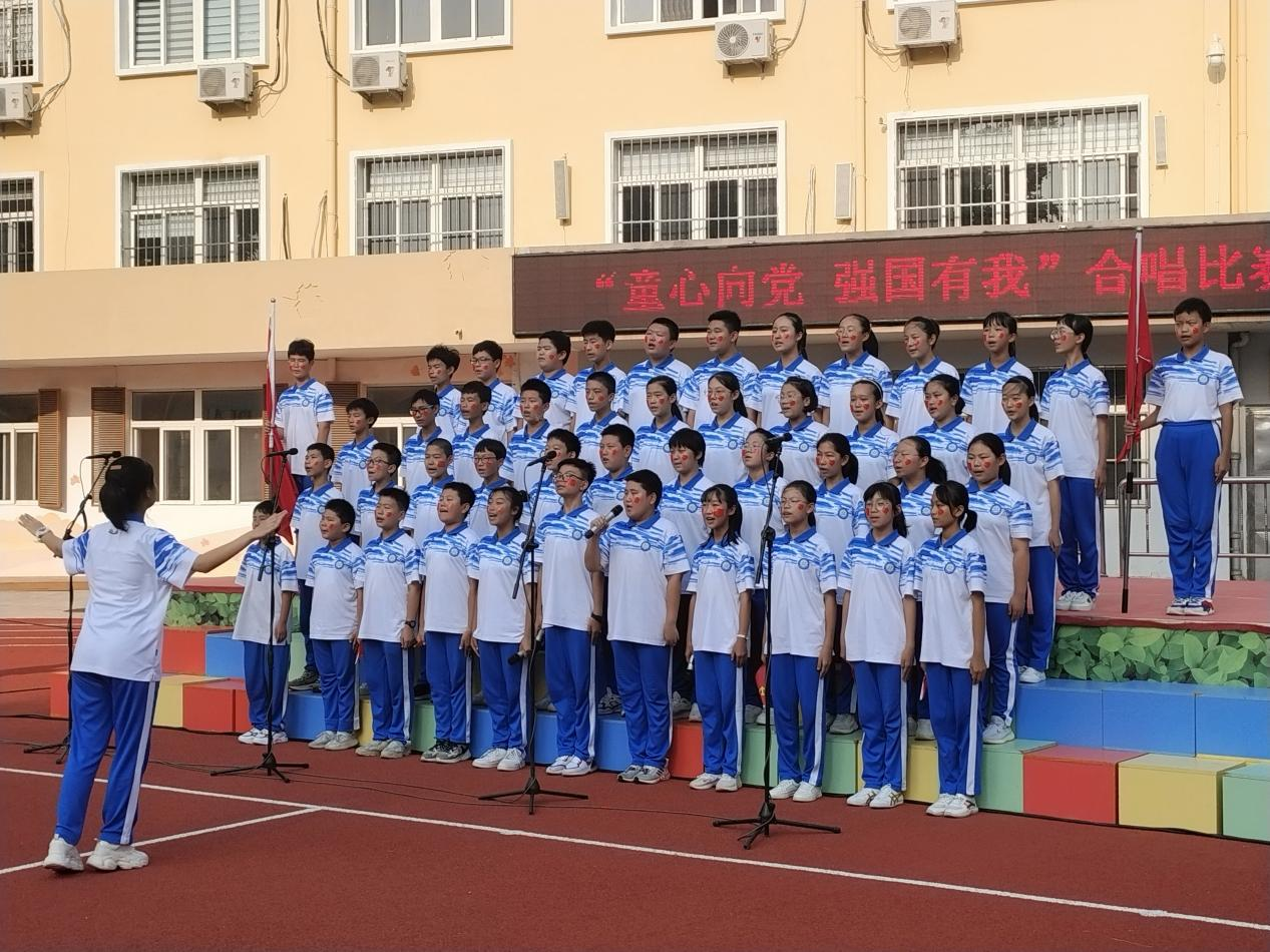 童心向党 强国有我 青岛47中举行迎国庆合唱比赛