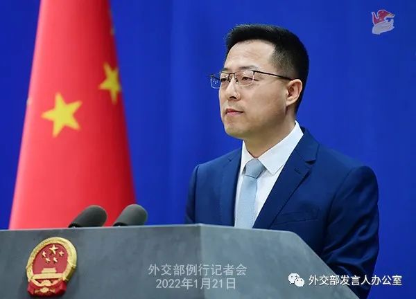 赵立坚:关于你提到的第一个问题,法国国民议会有关涉疆决议罔顾事实与