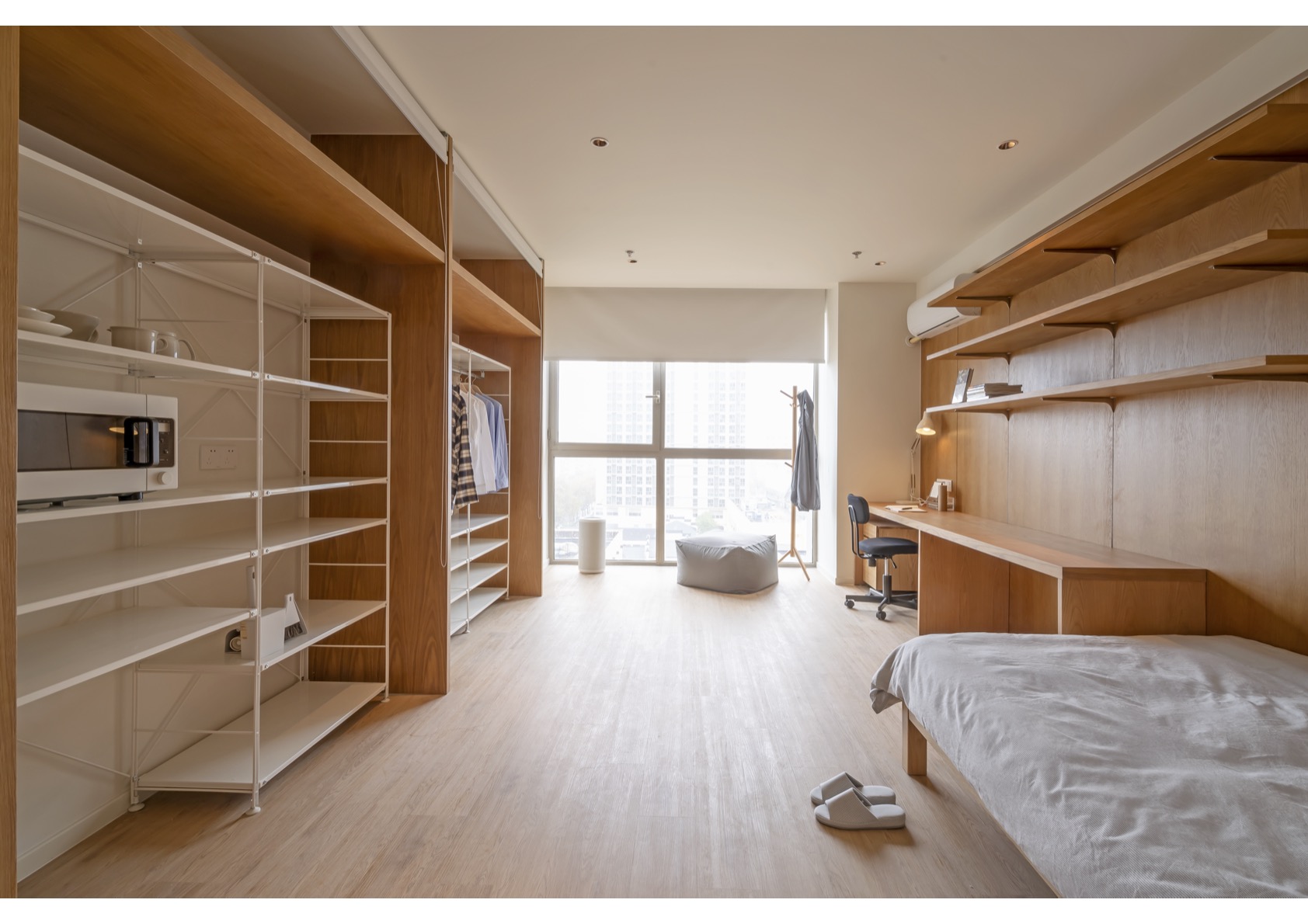 无印良品在上海造了幢公寓,还在楼下开了便利店