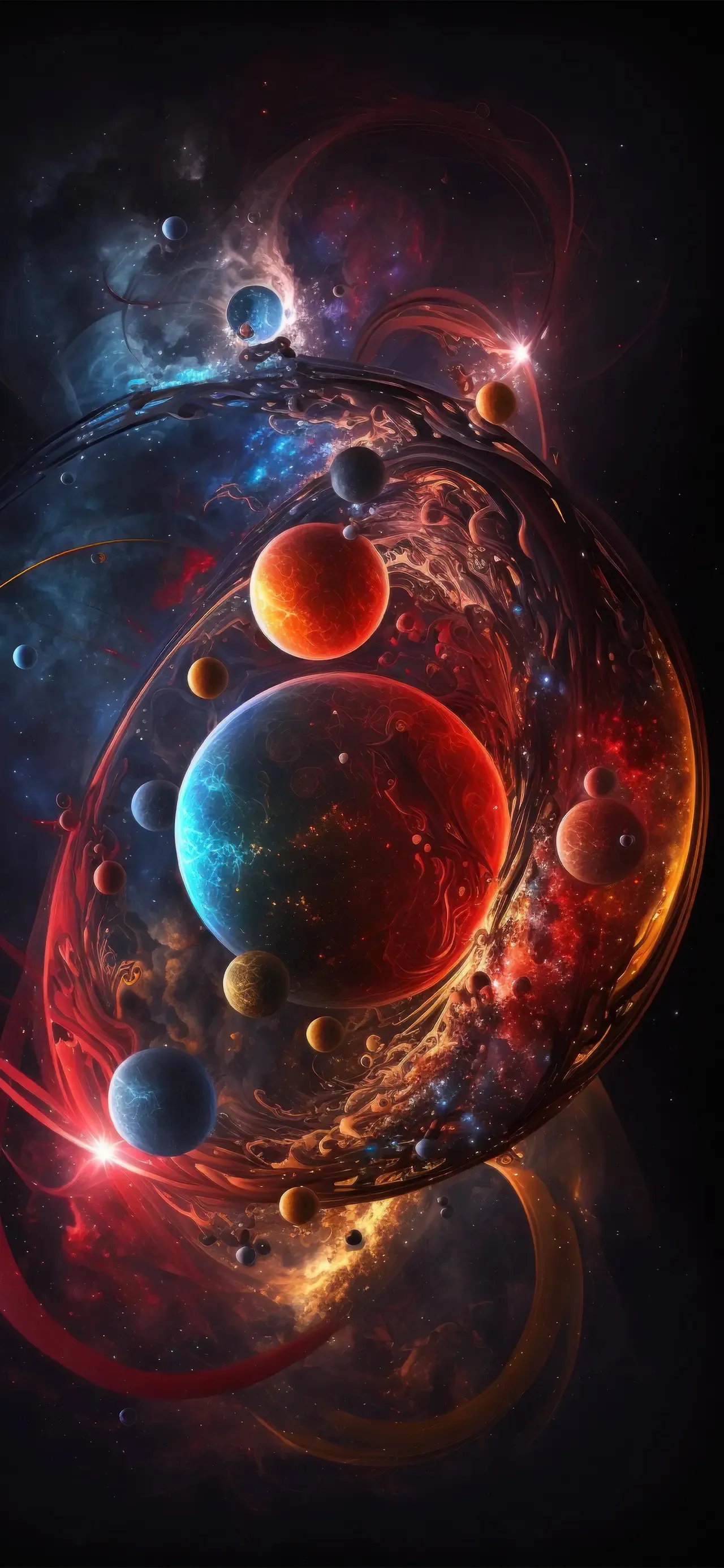 星系壁纸,浩瀚的宇宙有尽头吗