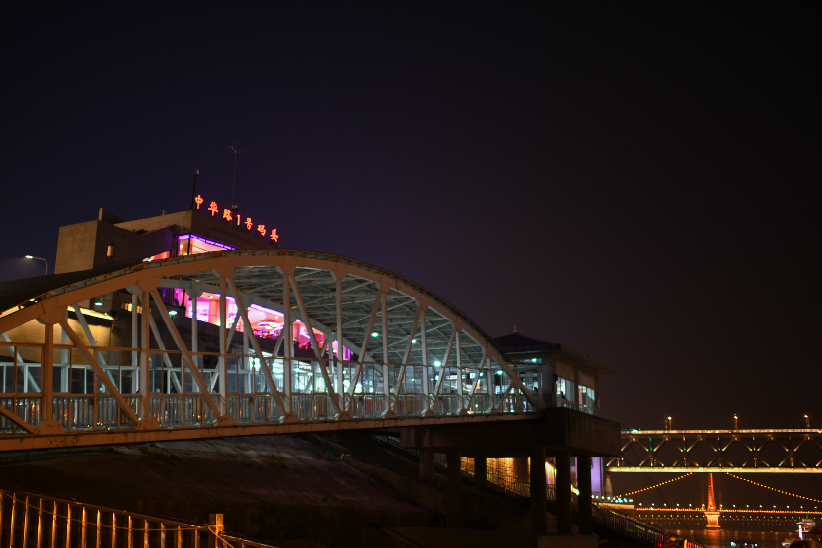 江汉路夜景图片图片