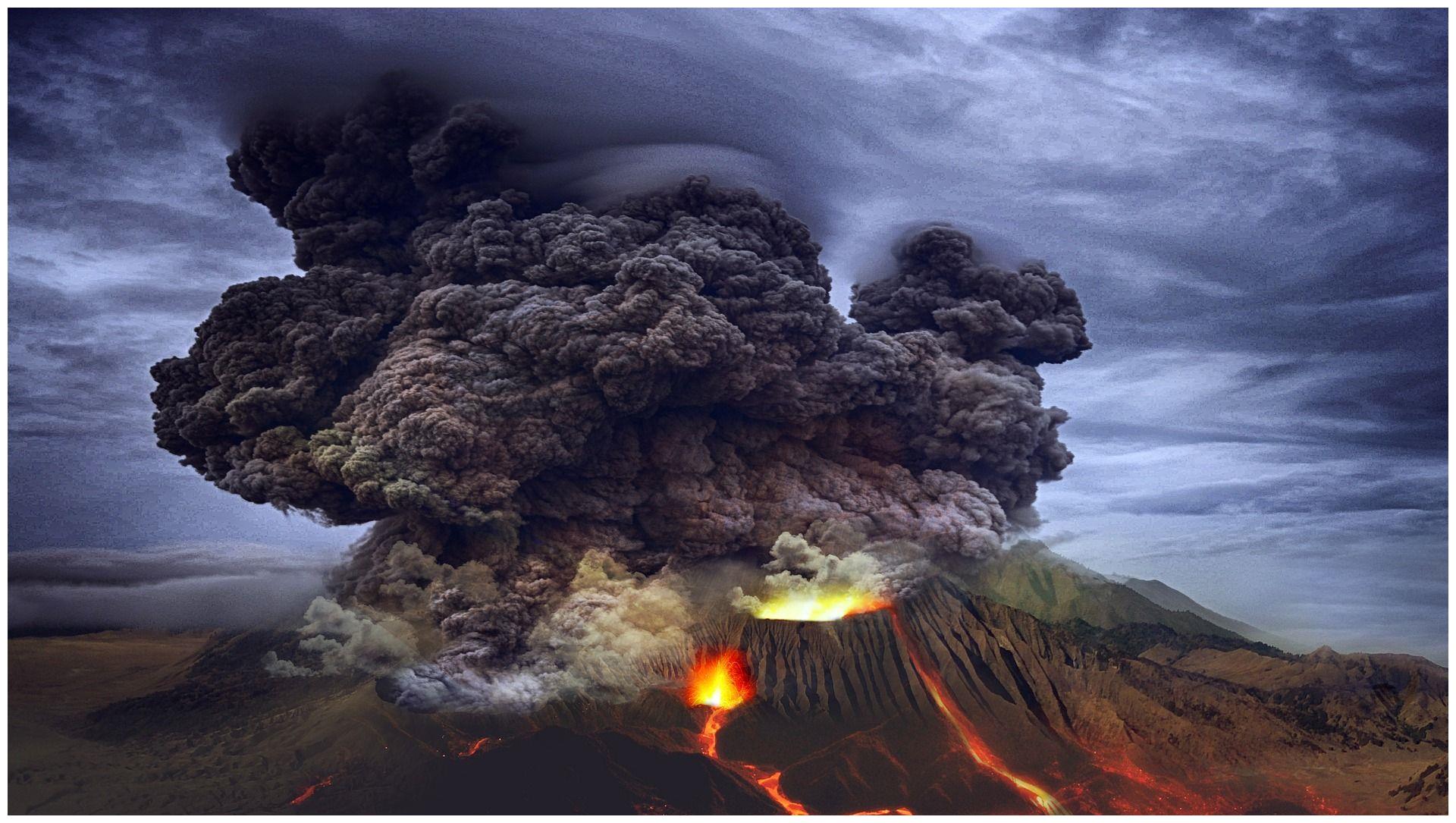世界末日要来了?印尼3600米火山突然喷发,数千人奔跑逃离