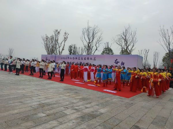 2022年南昌市红谷滩区生米镇举办迎新春广场舞大赛