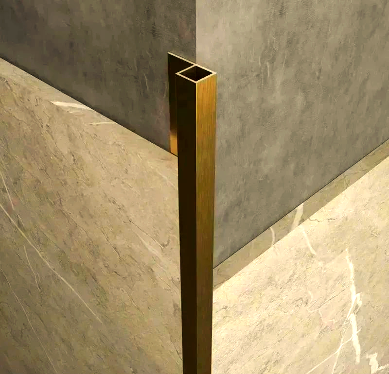 木饰面与护墙板的金属嵌条收口在木饰面或护墙板的装修中