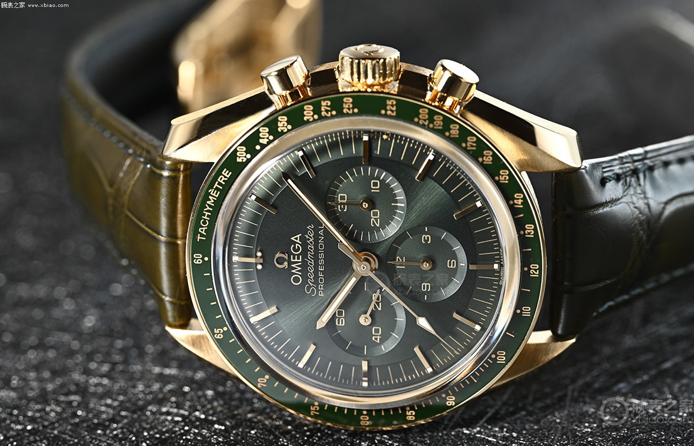 仅此一枚 欧米茄月球表绿金霸现货在售